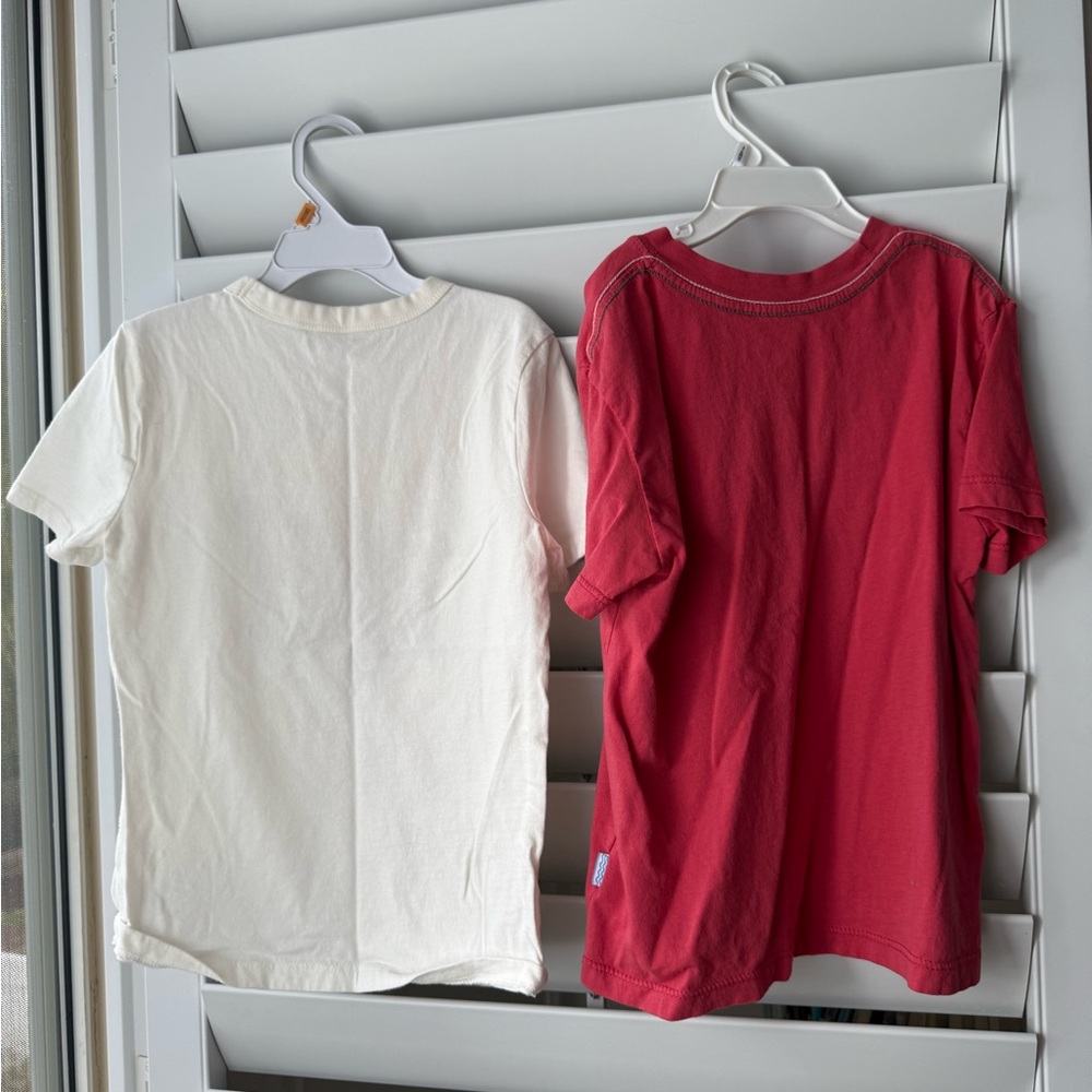 Graphic Tees and Hoodie Set - Green, Yellow, Red, White - Picture 6 of 11